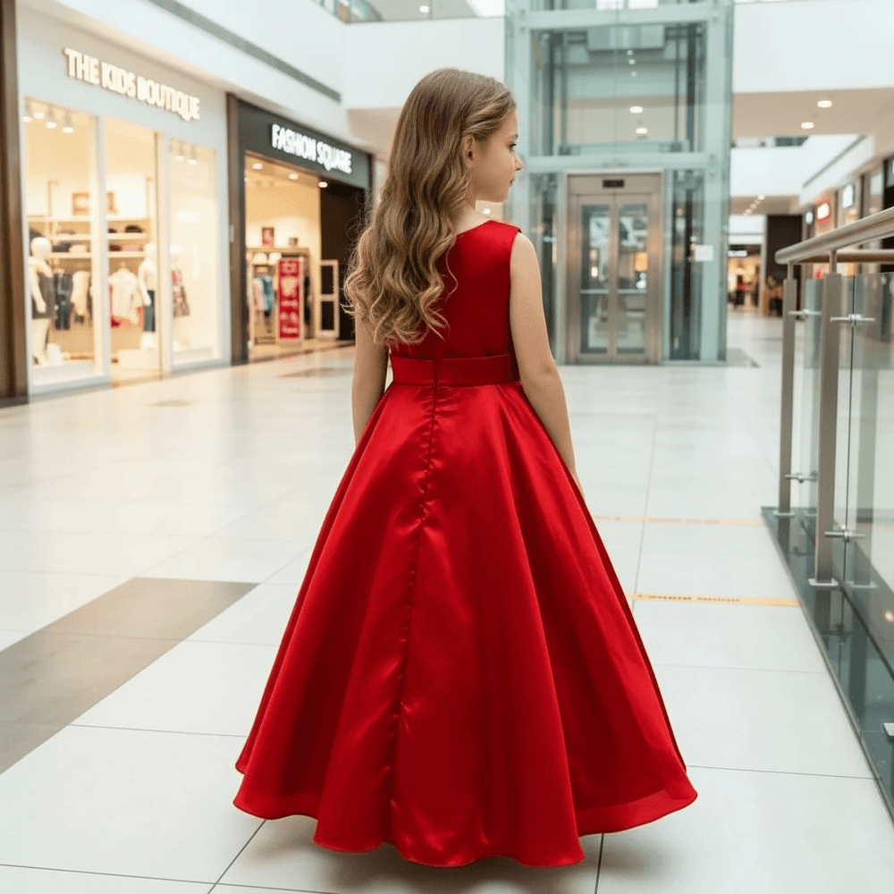 Red fandy party wear M260117