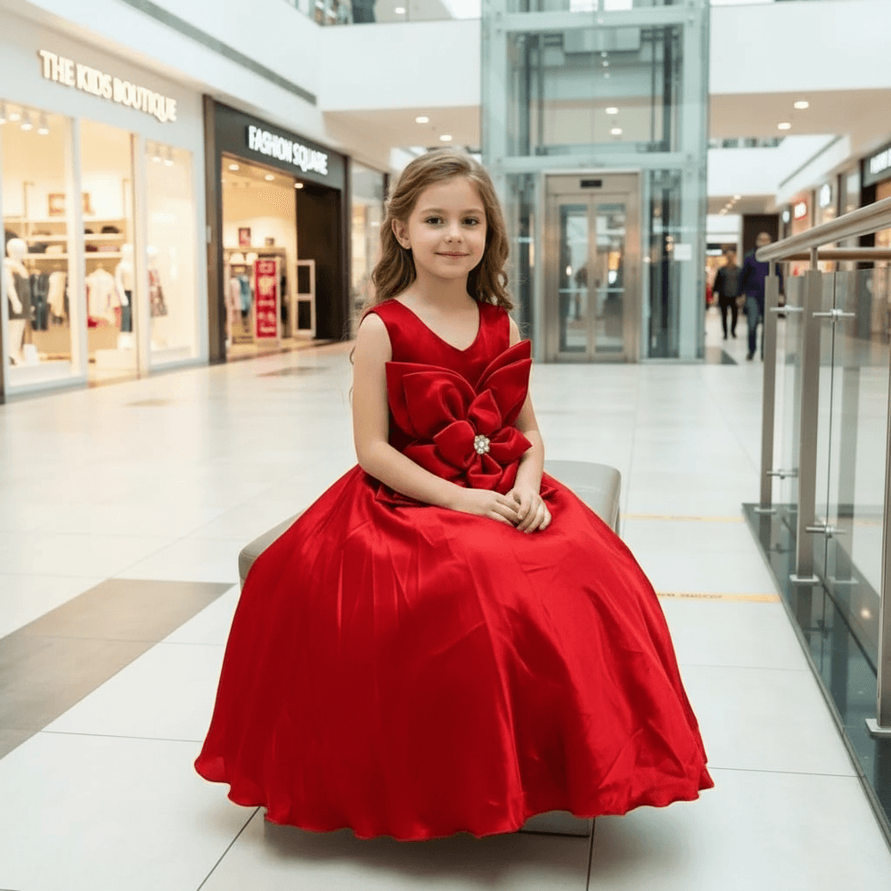 Red fandy party wear M260117