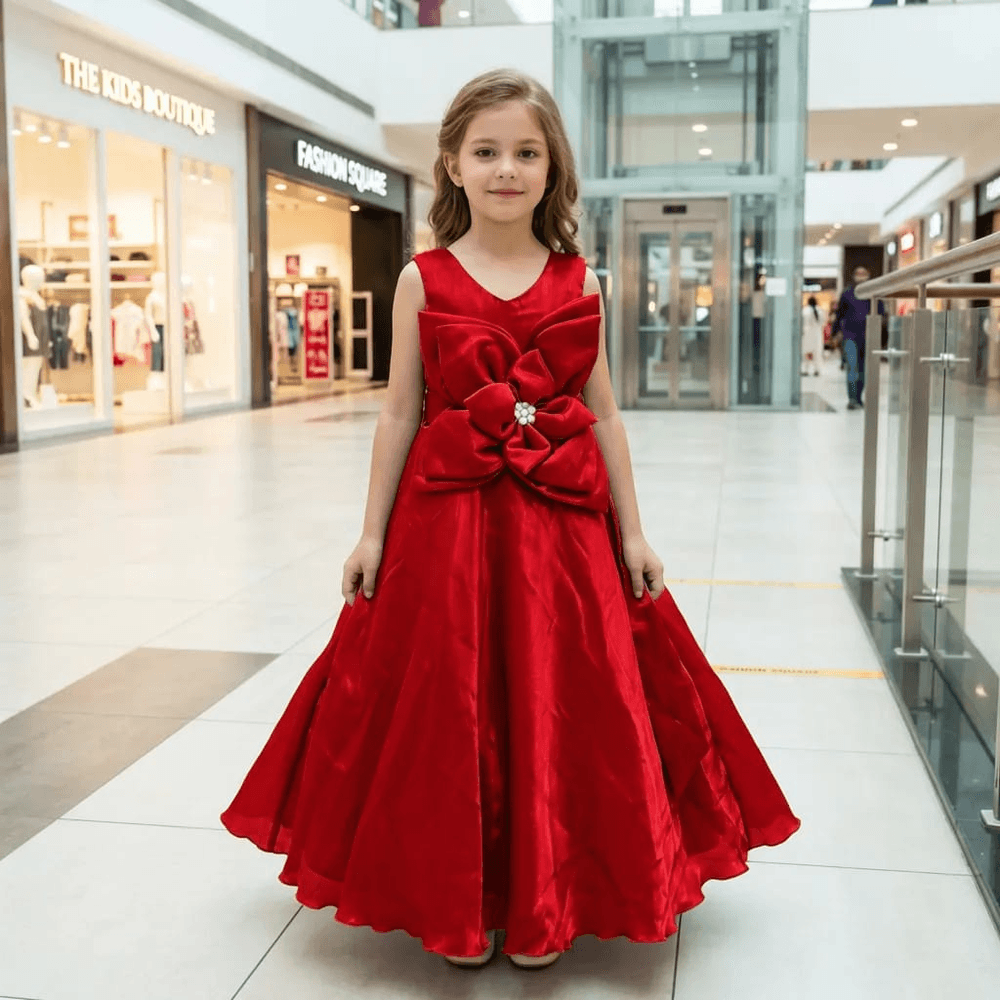 Red fandy party wear M260117