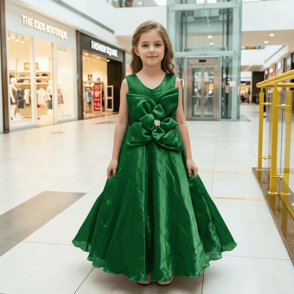 Green fandy party wear M260118