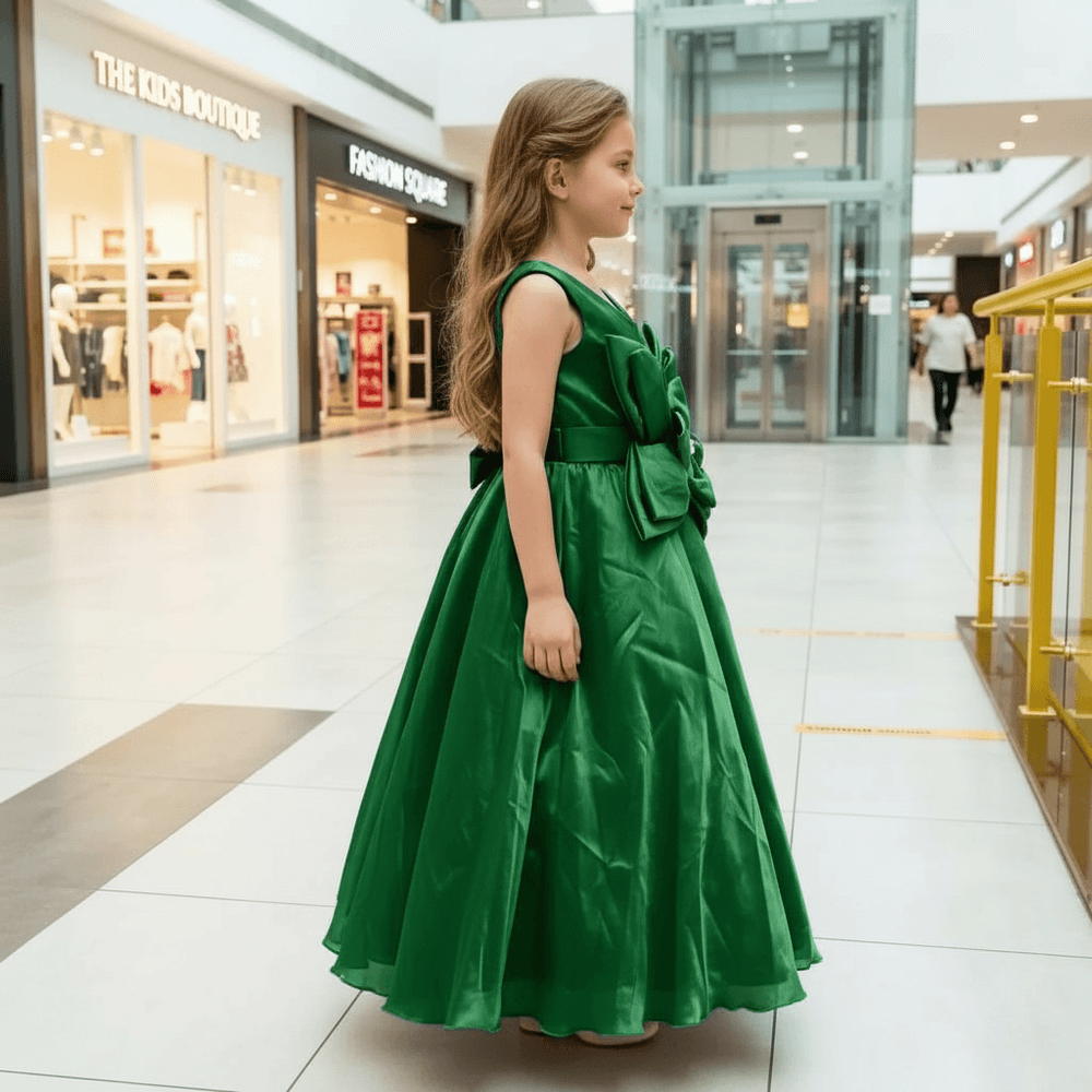 Green fandy party wear M260118