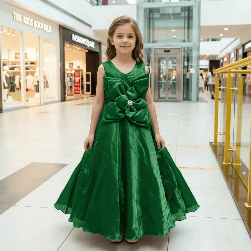 Green fandy party wear M260118