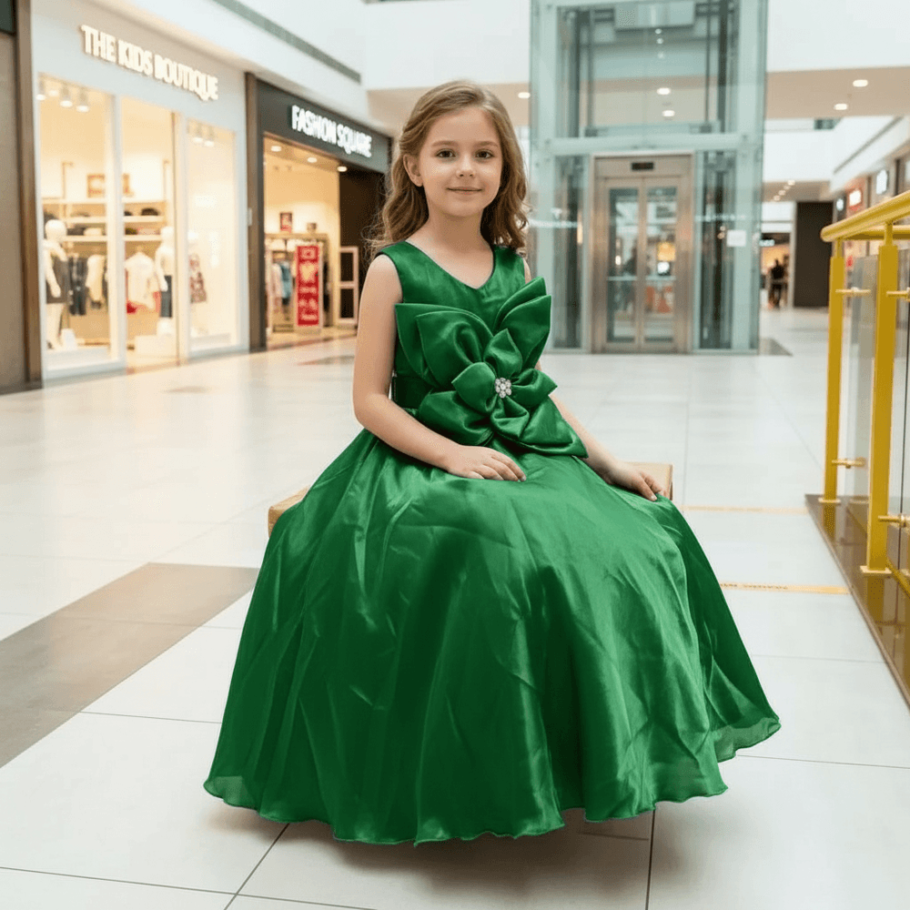 Green fandy party wear M260118