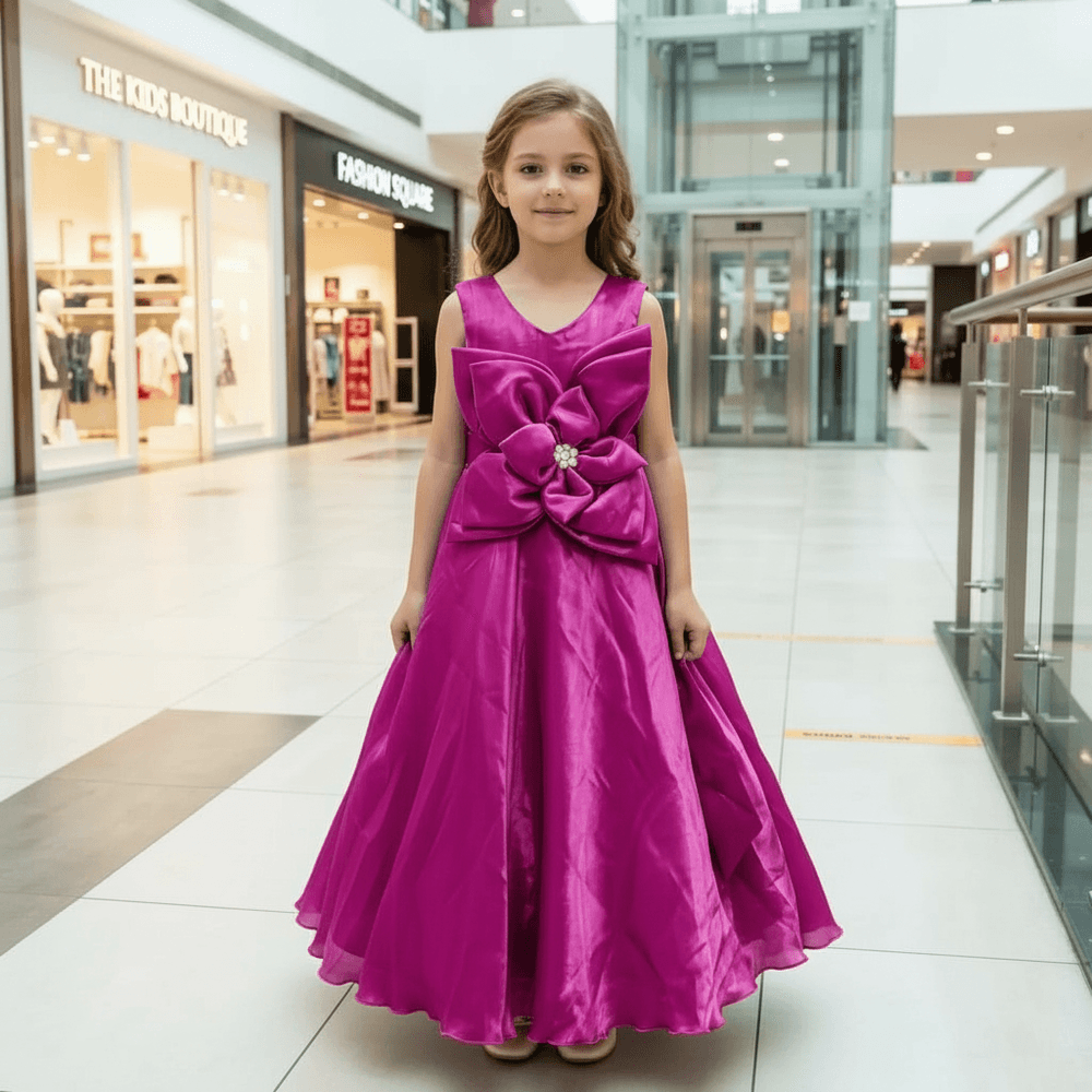 Pink fandy party wear M260119