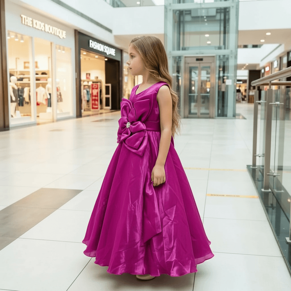 Pink fandy party wear M260119