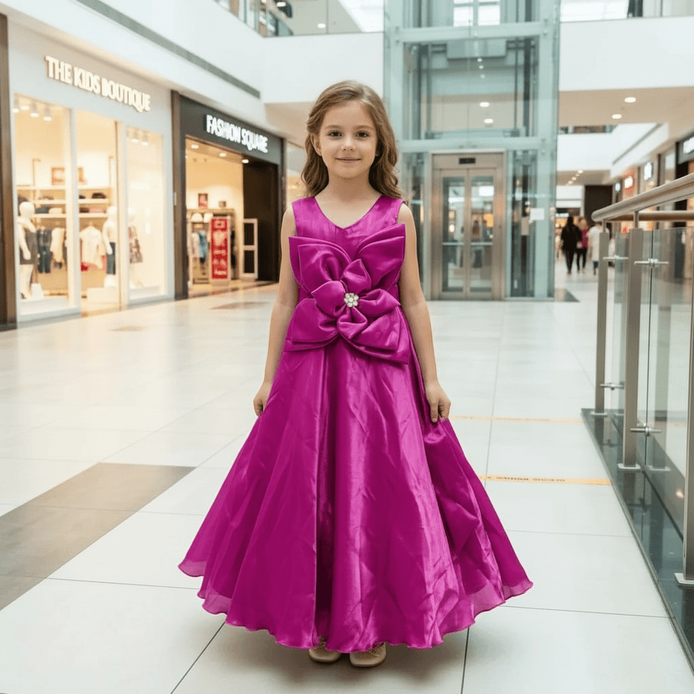 Pink fandy party wear M260119