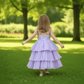lavender organza frock M260120