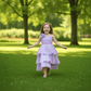 lavender organza frock M260120