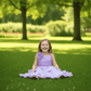 lavender organza frock M260120