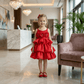 Red fandy party wear M260123