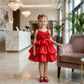 Red fandy party wear M260123