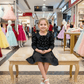 Black party frock for girls-M260125