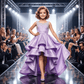 Girls lavender  Party frock M260127