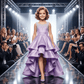 Girls lavender  Party frock M260127