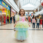 Girls multicolor  Party frock M260128