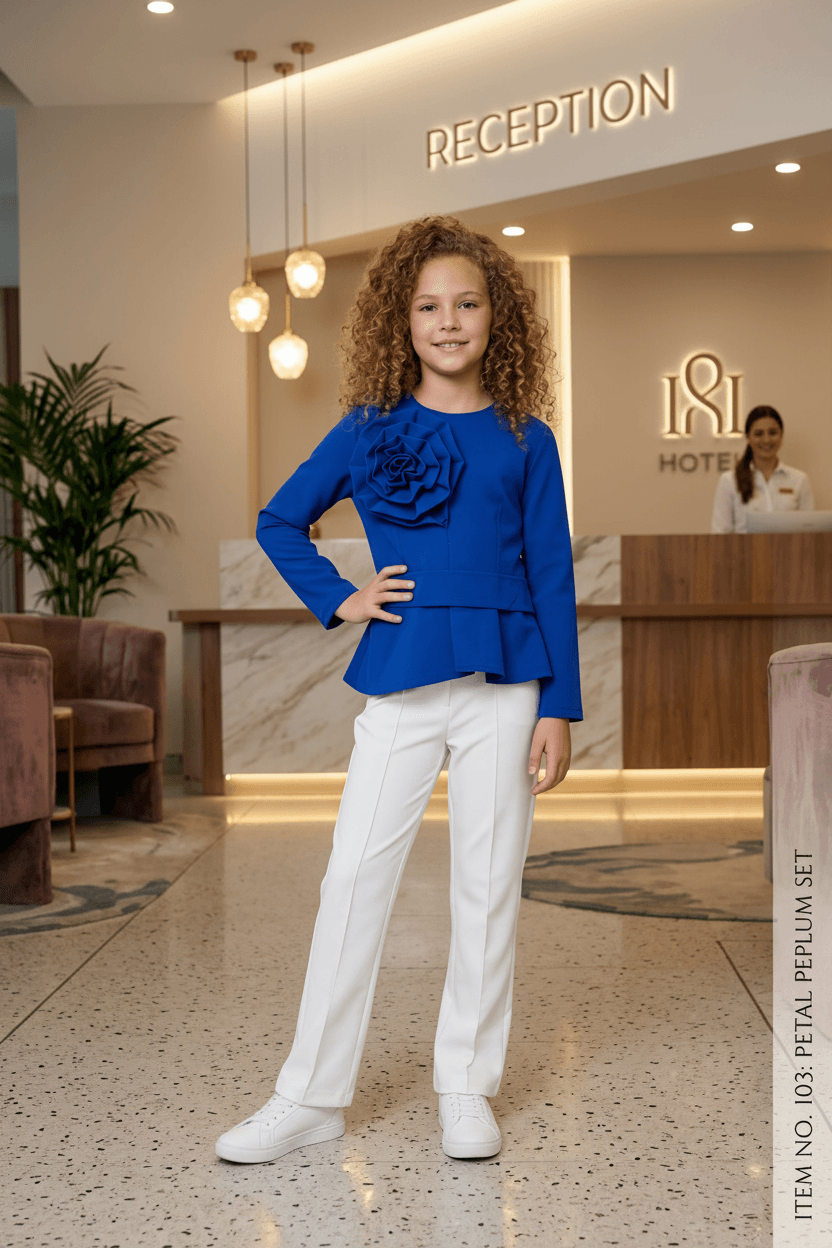 Girls blue  Party dress M260130