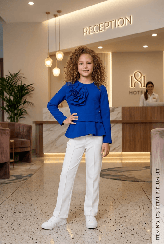 Girls blue  Party dress M260130