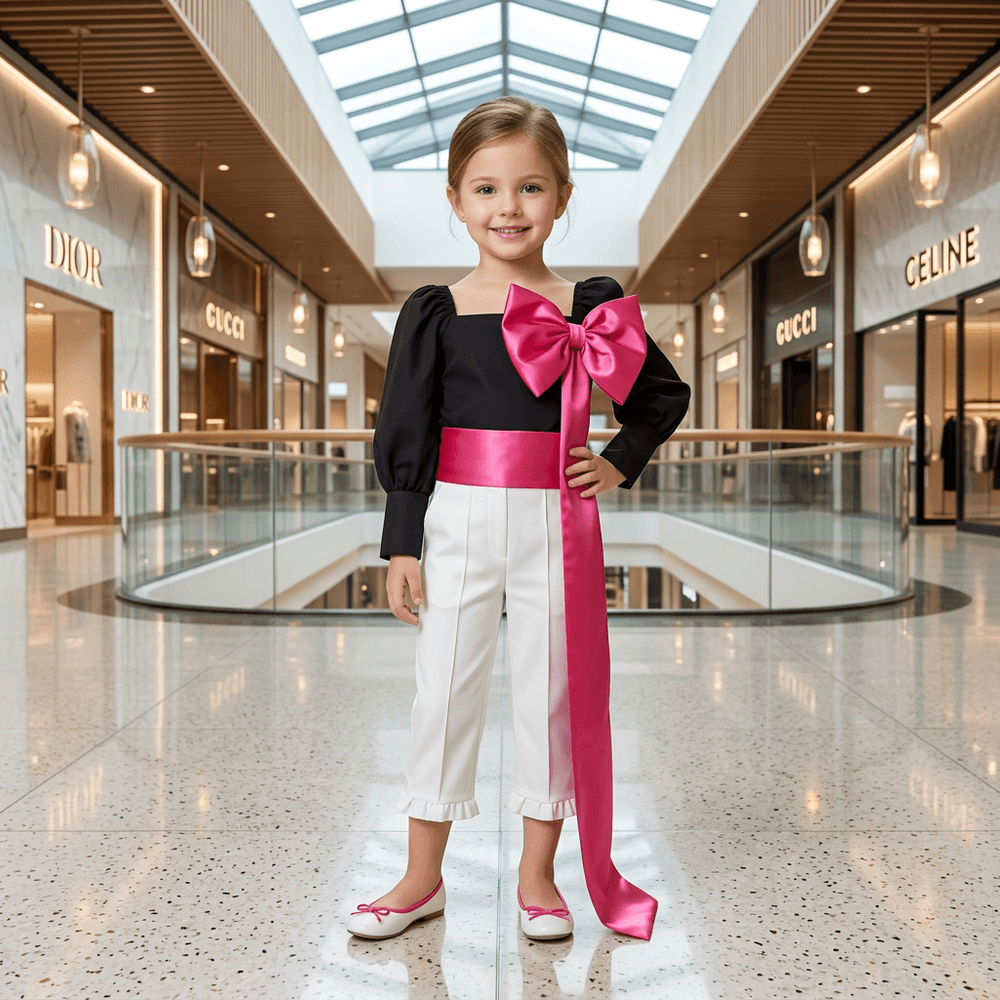 Girls black  Party dress M260131