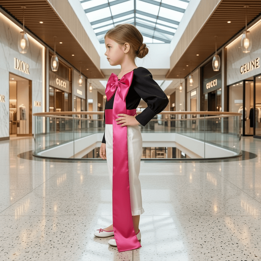 Girls black  Party dress M260131