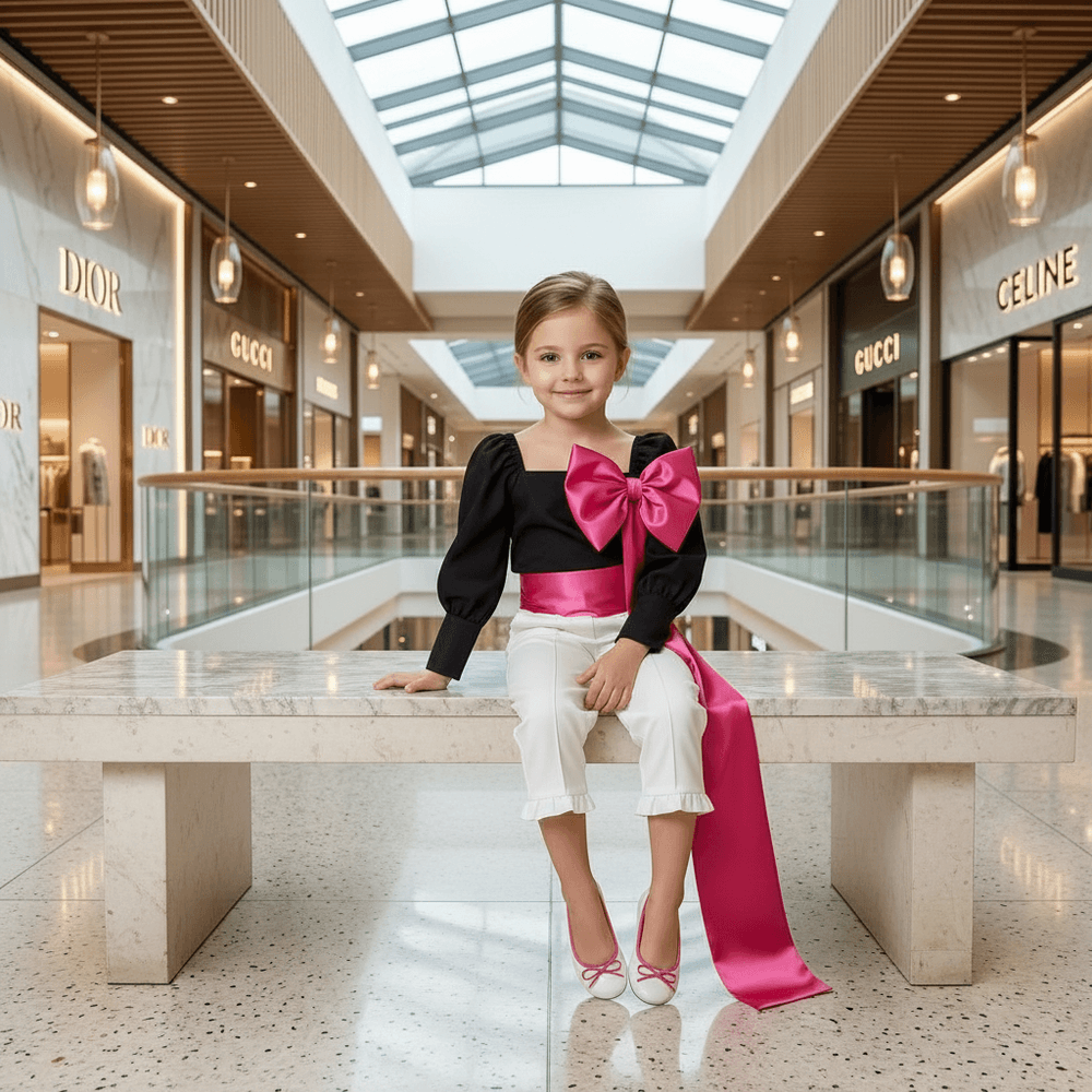 Girls black  Party dress M260131