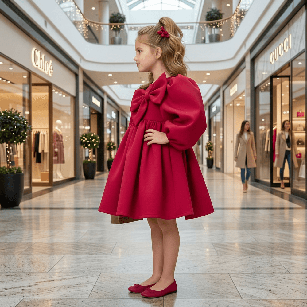 Girls magenta  Party dress M260133