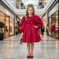 Girls magenta  Party dress M260133