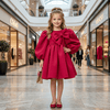 Girls magenta  Party dress M260133