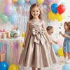 Girls copper  Party dress M260134