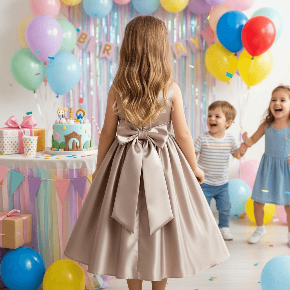 Girls copper  Party dress M260134