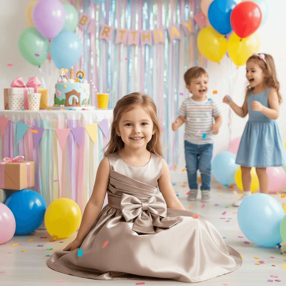 Girls copper  Party dress M260134
