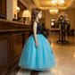 Girls  sky blue  Party dress M260135