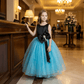 Girls  sky blue  Party dress M260135