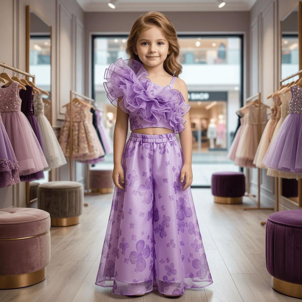 Girls purple  Party dress M260137