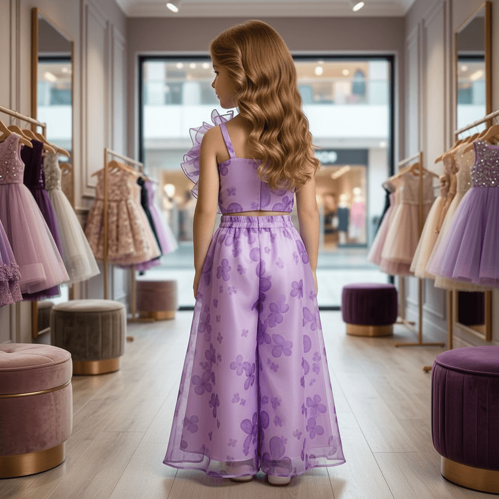 Girls purple  Party dress M260137