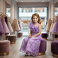 Girls purple  Party dress M260137
