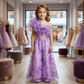 Girls purple  Party dress M260137