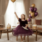 Girls wine  Party frock M260138
