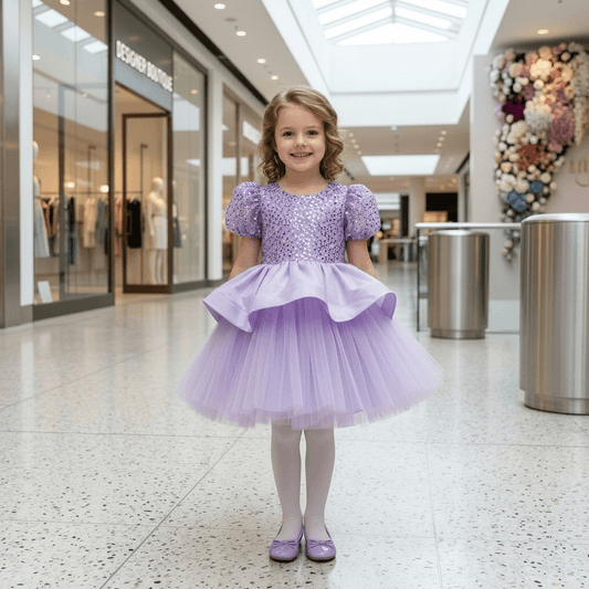 Girls lavender  Party dress M260139