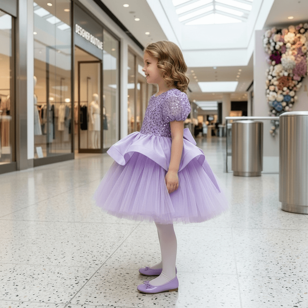 Girls lavender  Party dress M260139