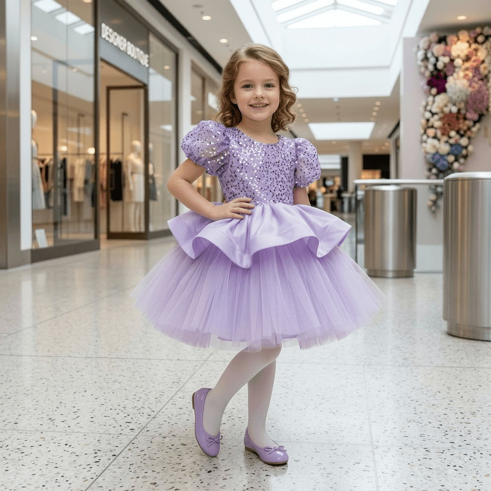 Girls lavender  Party dress M260139