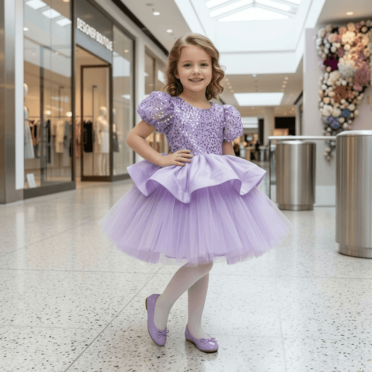 Girls lavender  Party dress M260139