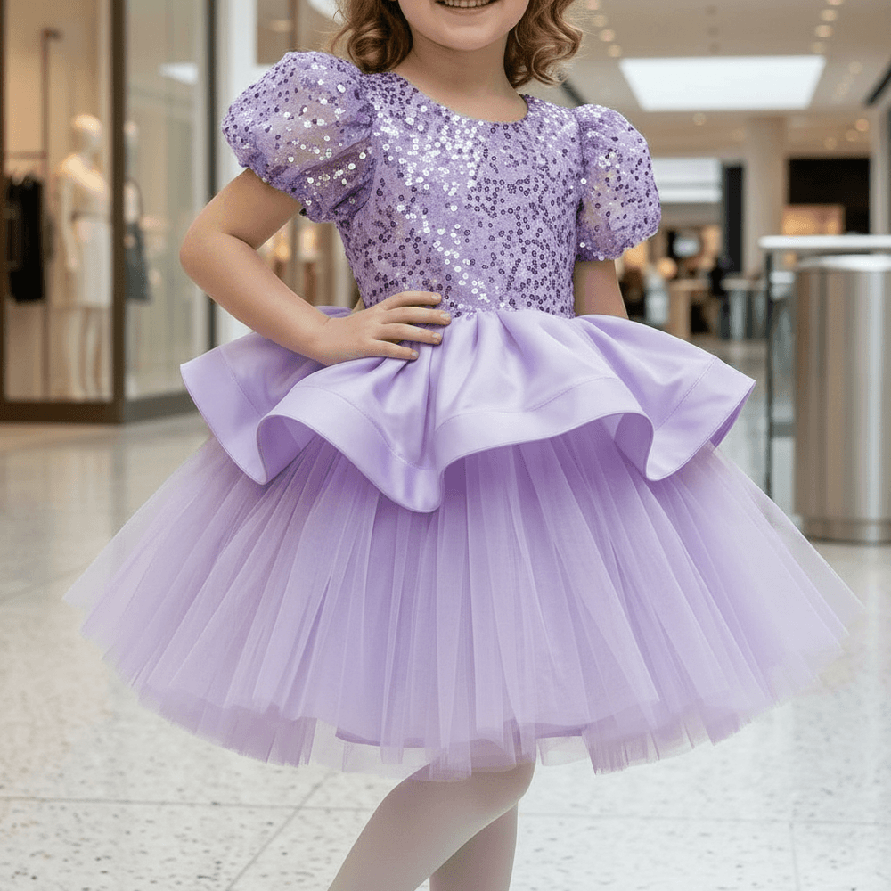 Girls lavender  Party dress M260139