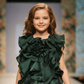 Girls green  Party dress M260140