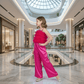 Girls magenta  Party dress M260141