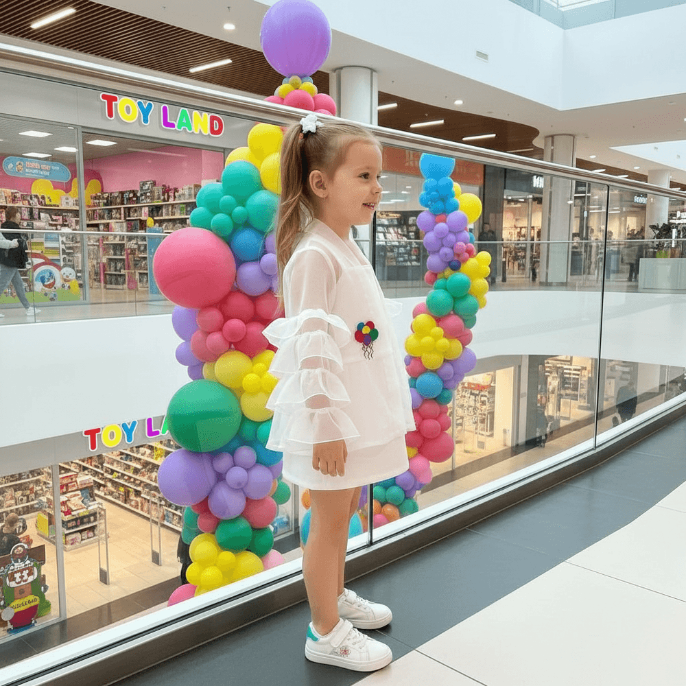 Girls white  Party dress M260142