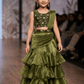 Green Designer lehenga choli set M260143
