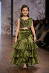 Green Designer lehenga choli set M260143