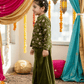 Green Designer plazo set M260144