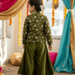 Green Designer plazo set M260144