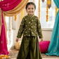 Green Designer plazo set M260144